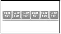 Lead Quikstik adhesive wheel weights