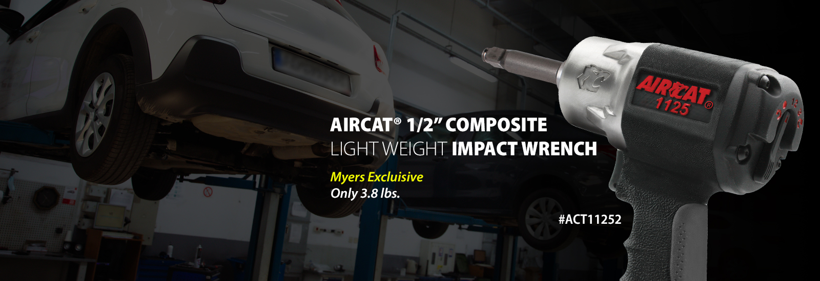 Lightweight 1/2" Impact Wrench